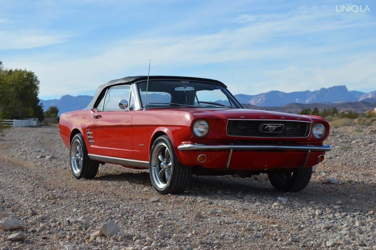 1964 Ford Mustang Convertible Red - Cars - UNIQ Los Angeles