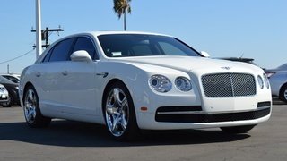 Bentley Flying Spur Pearl white