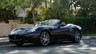 Ferrari california Black Convertible