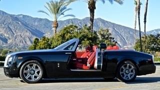 Rolls Royce 2-Door Convertible Black &amp; Red