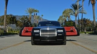 Rolls Royce 2-Door Convertible Black &amp; Red