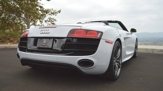 Audi R8 White Convertible